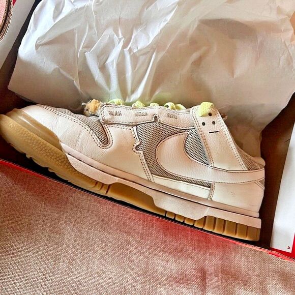 Nike Air Dunk Jumbo Photon Dust White Gum Skate Shoes SB 8.5 VG DV0821001-001 - Picture 14 of 15